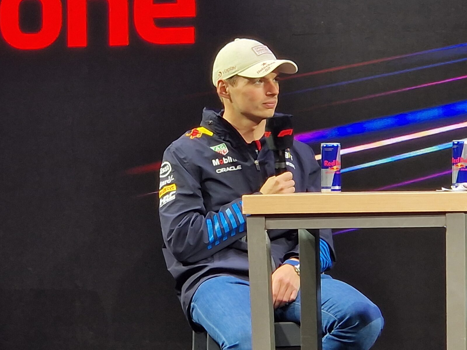 Max Verstappen na prezentaci před závodem Monaco 2024