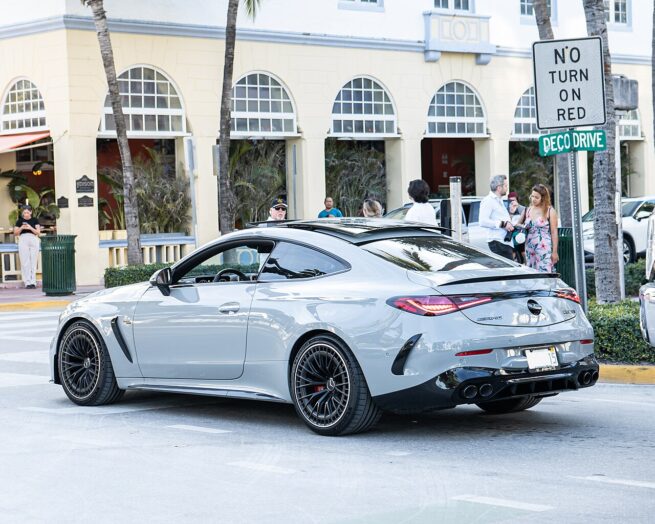 automobil Mercedes v Miami v USA