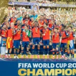 španělsko oslavuje titul world cup