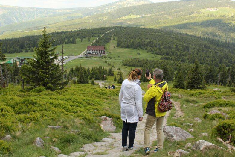turisté na horách